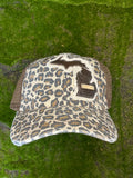 Michigan Trucker Hat- Brown Leopard “HOME”