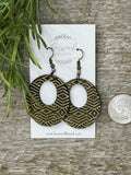 Bronze Modern Design Earrings